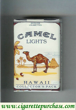 Camel Collectors Pack Hawaii Lights cigarettes soft box